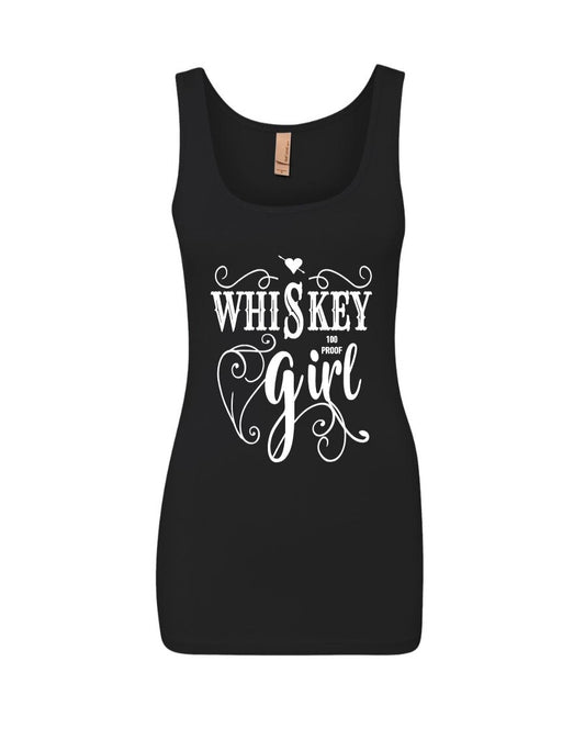 Whiskey Girl Tank (black)